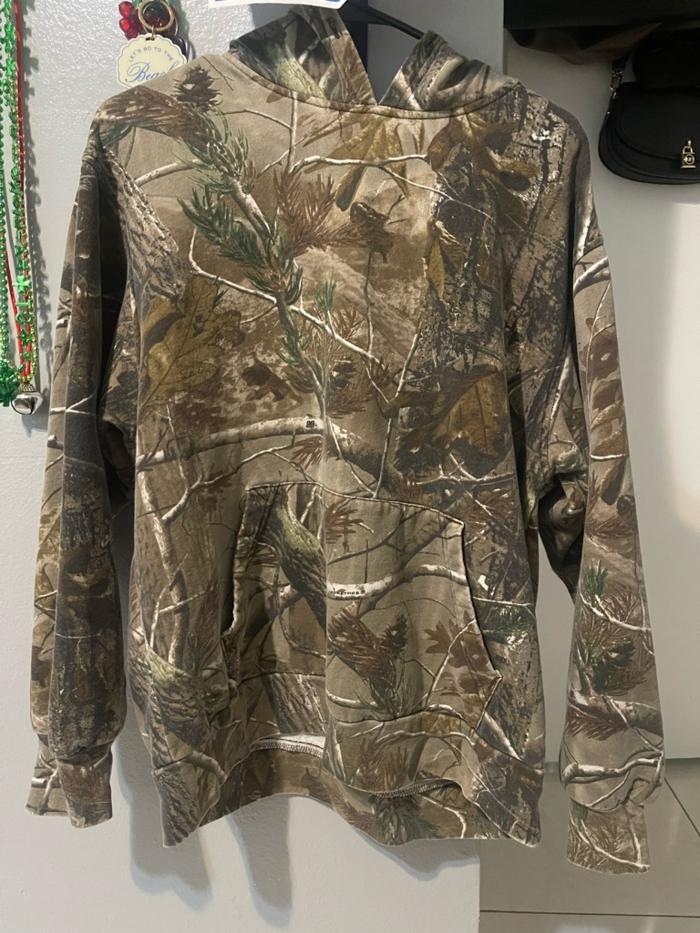 Realtree Camo Hoodie Sweatshirt - Brown & Green